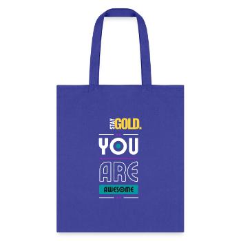 Be Gold - Tote Bag - royal blue - Front