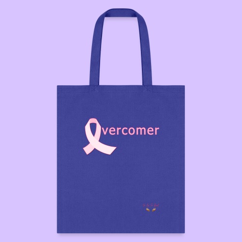 OVERCOMER - Breast Cancer Awareness - Tote Bag