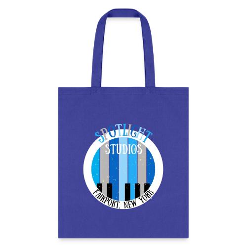 Spotlight Circle Piano Keys - Tote Bag
