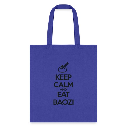 Keep Calm And Eat Baozi (black) - Tote Bag