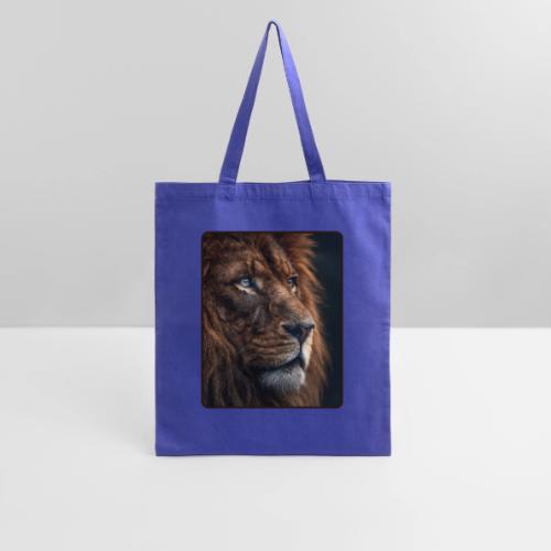 Lion Portrait Majestic Wildlife Design - Tote Bag