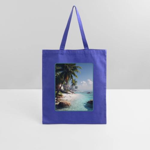 Tropical Beach Paradise Palm Design - Tote Bag