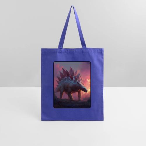 Stegosaurus Sunset Forest Design - Tote Bag
