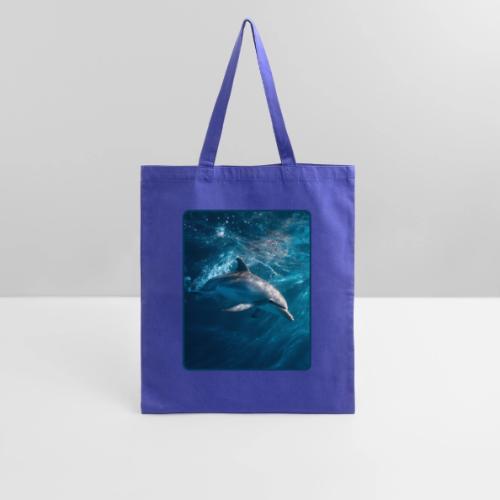 Dolphin Sunlit Ocean Serenity Design - Tote Bag