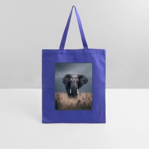 Majestic African Elephant Portrait Design - Tote Bag