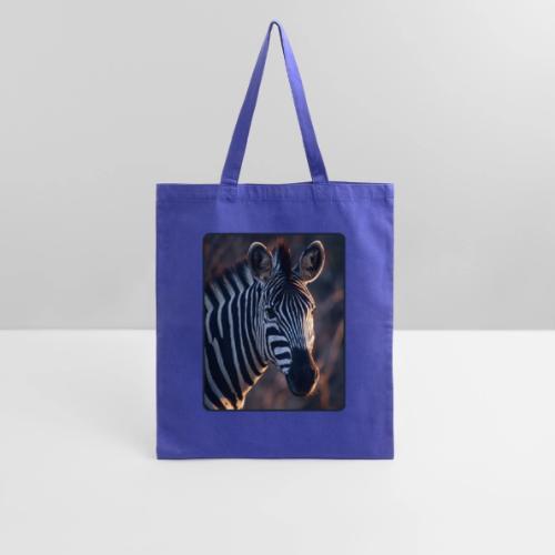 Majestic Zebra Sunset Portrait Design - Tote Bag