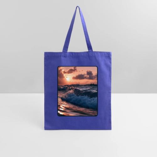Golden Sunset Ocean Wave - Tote Bag