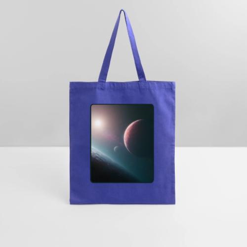 Deep Space Planet Horizon Art - Tote Bag