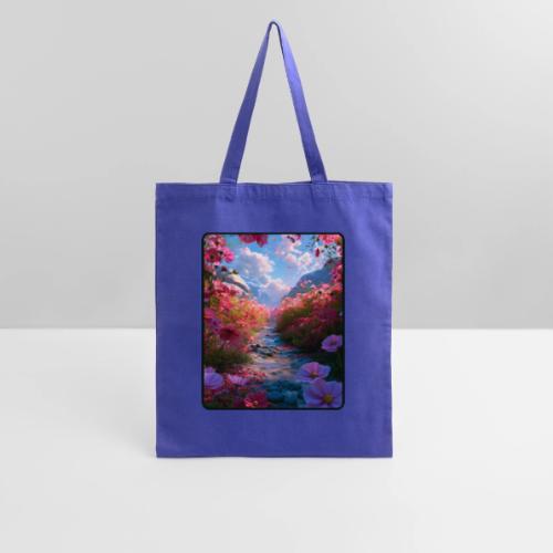 Dreamy Cosmos Valley Landscape Art - Tote Bag