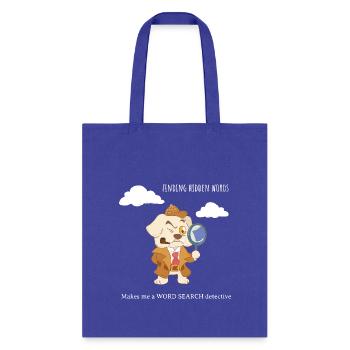 WORD SEARCH DETECTIVE - Tote Bag - royal blue - Front