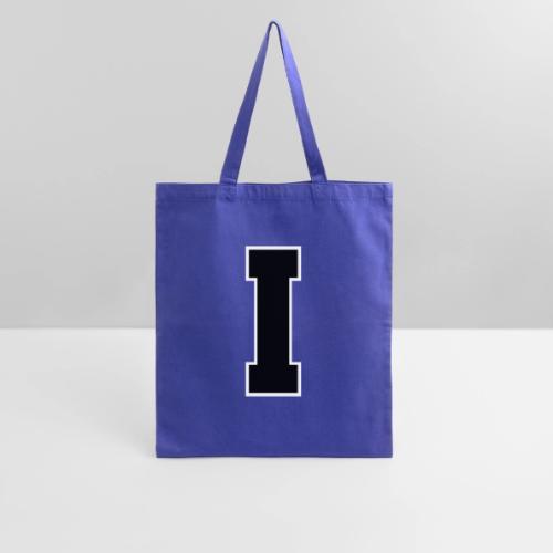 Varsity Letter I Collegiate Monogram - Tote Bag