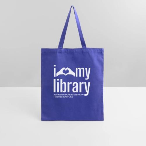 I Love My Library (White) - Tote Bag