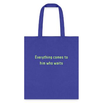 original - Tote Bag - royal blue - Front