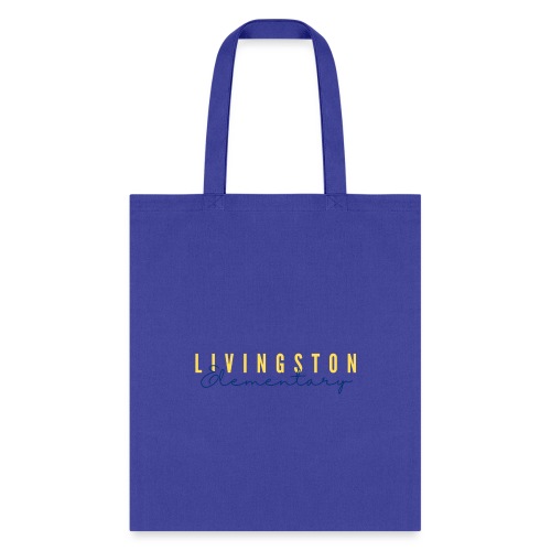 LIVINGSTON contrasting font - Tote Bag