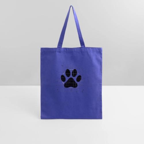 Pawsitive Blueprint (pawprint B/W Only) - Tote Bag