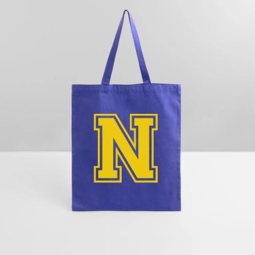 Letter N – Capital Athletic Alphabet Monogram - Tote Bag