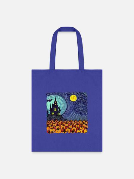 Halloween Starry Night - Tote Bag - royal blue