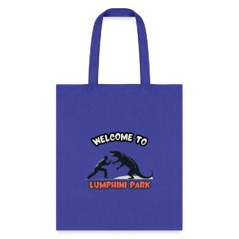 Welcome to Bangkok - monitor lizard - Tote Bag - royal blue - Front