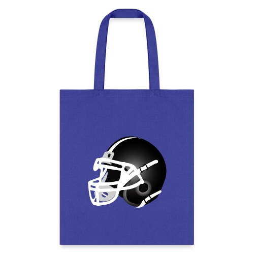 black football helmet - Tote Bag