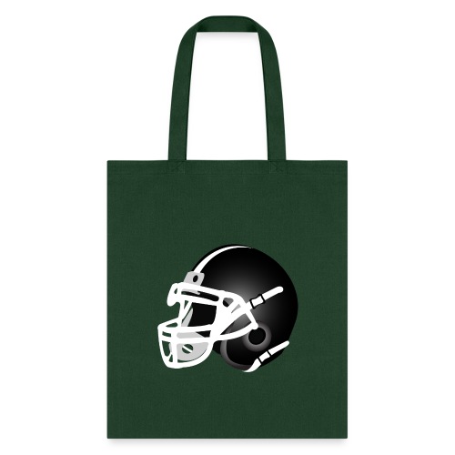black football helmet - Tote Bag