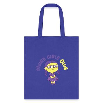 Weird Girls Club - T-shirt esthétique alternatif original - Sac fourre-tout - bleu roi - Devant