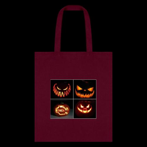 Check Engine Light Pumpkin - Tote Bag