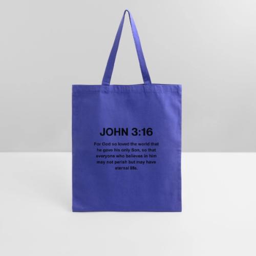John 3:16 Christian Apparel – Bible Verse Clothing - Tote Bag