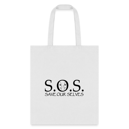 SOS Black on Black - Tote Bag