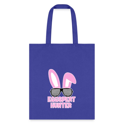 Eggspert Hunter Easter Bunny with Sunglasses - Tote Bag