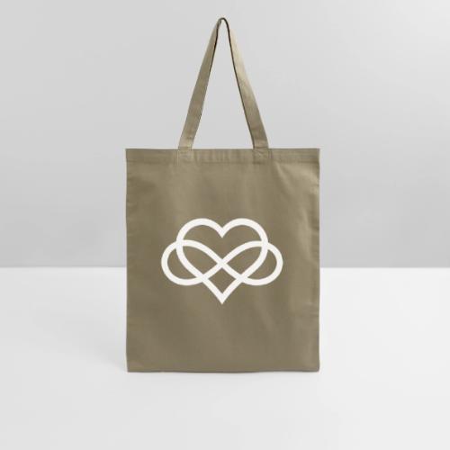 Infinity-Heart (white) - Tote Bag