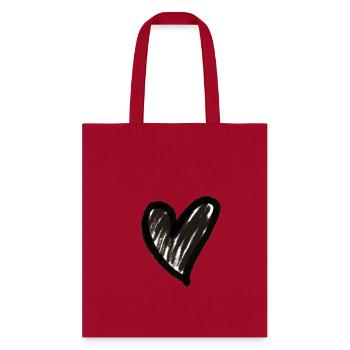 Heart, Heart Icon, Heart Symbol, Red Heart, Love - Tote Bag - red - Front