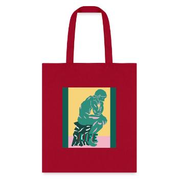 life - Tote Bag - red - Front