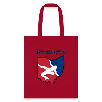 Ohio Wrestling - Tote Bag - red - Front