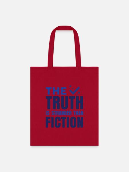 The Truth Is Stranger Than Fiction - Tote Bag - red