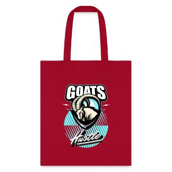 Goats Hustle - Tote Bag - red - Front