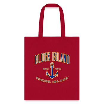 Block Island Ri For - Tote Bag - red - Front