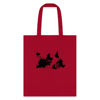 world map - Tote Bag - red - Front