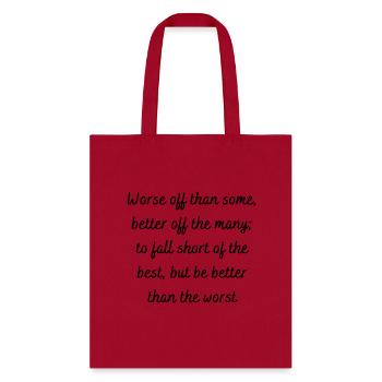 original - Tote Bag - red - Front