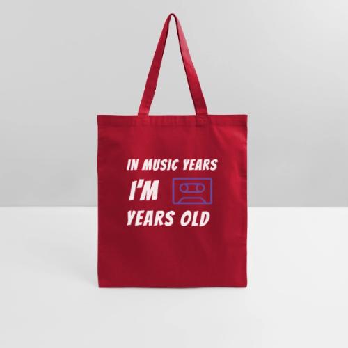 In Music Years I'm - Cassette - Tote Bag