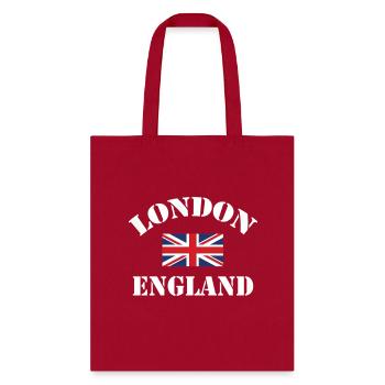 London England Tourist - Tote Bag - red - Front