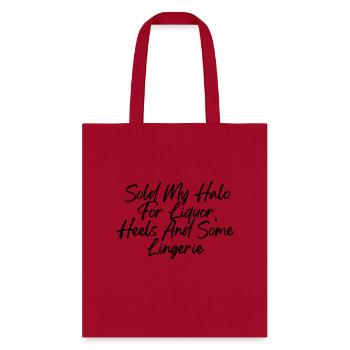 I sold My Halo Coubntry tees shirt - Tote Bag - red - Front