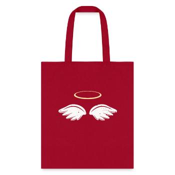 Angel angel wings halo Innocent costume children - Tote Bag - red - Front