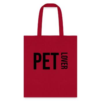 PET LOVER - Tote Bag - red - Front