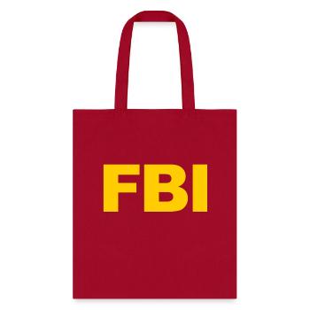 Fbi - Tote Bag - red - Front