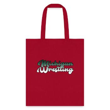 Michigan Wrestling - Tote Bag - red - Front