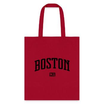 Boston Massachusetts - Tote Bag - red - Front
