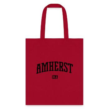 Amherst Massachusetts - Tote Bag - red - Front