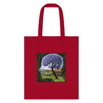 Brain garden - Tote Bag - red - Front