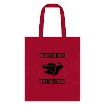 Route To The Hell And Back Turbocharger Tuning - Tote Bag - red - Front