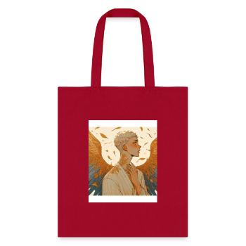 Divine Freckled Guardian Angel - Tote Bag - red - Front